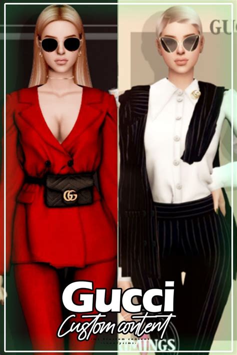 Time to Go High Fashion in the Sims 4 with Some Gucci CC!